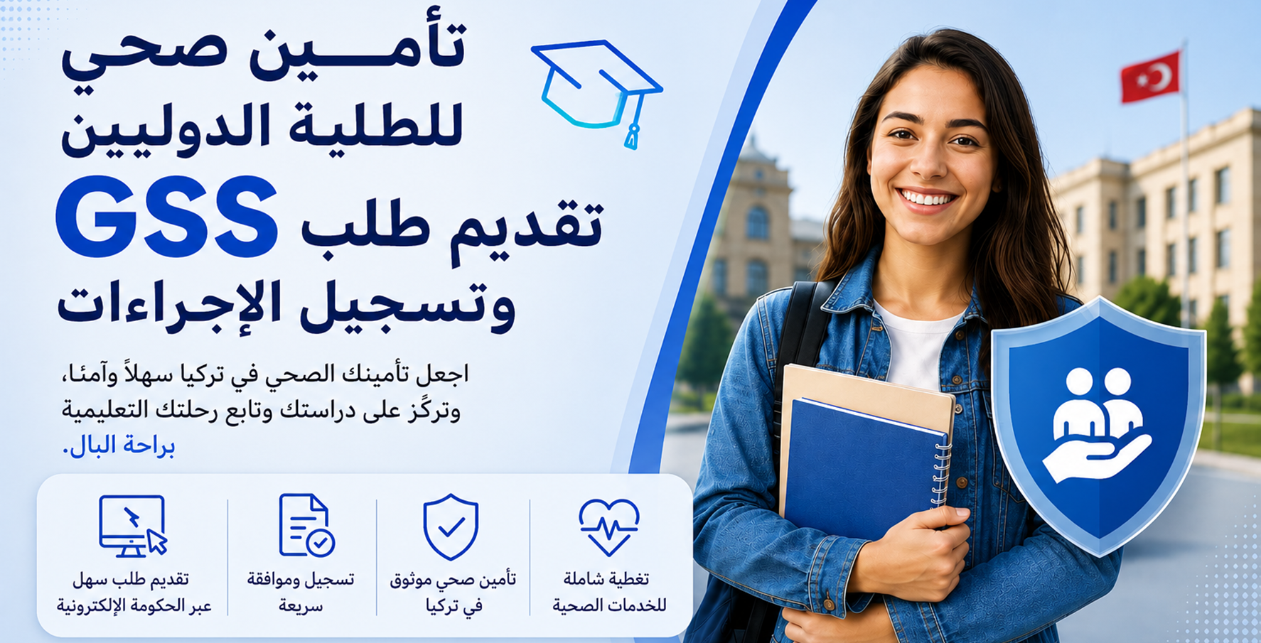 دليل التأمين الصحي العام (GSS) للطلاب الدوليين